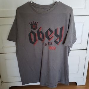 Vintage Obey Shirt size L